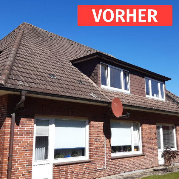 Dach vor der Dachbeschichtung Stralsund
